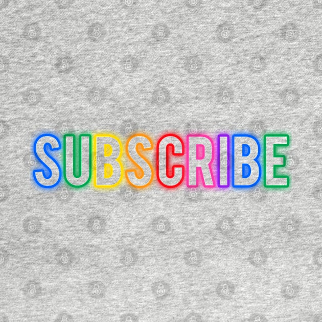 Subscribe Rainbow by CandyMoonDesign